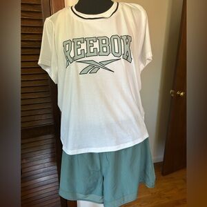 RBX Women's Athletic Shorts in Sage Green Size L